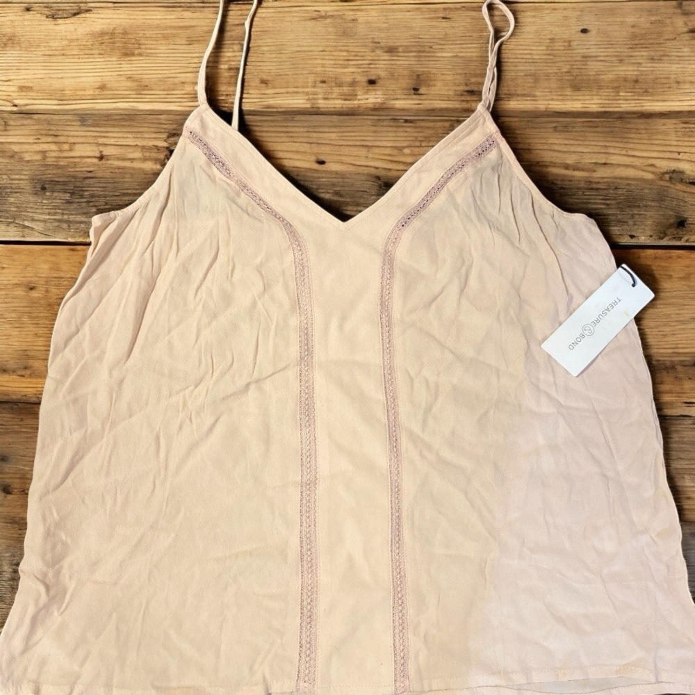 Treasure & Bond Light Pink Sleeveless Top